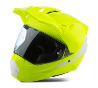 Casco Adventure Klim X1 Alpha Carbonio Bianco/Hi-VisXL Bianco,Hi-Vis