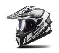 Casco Adventure LS2 MX701 Explorer Alter Opaco Nero Opaco/BiancoM Nero Opaco,Bianco