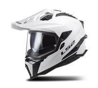 §Casco Adventure LS2 MX701 Explorer Solido-Bianco§