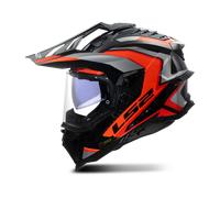 LS2, Casco Moto Cross EXPLORER CARBON FRONTIER II Gloss Orange, S