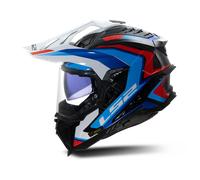 Casco Adventure LS2 MX701 Explorer C Bianco/BluM Bianco,Blu