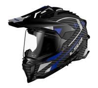 Casco Adventure LS2 MX701 Explorer Carbon BluS Blu
