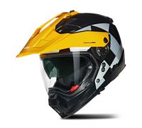 Casco Crossover Nolan N70-2 X RUVIDO 341 Nero / Grigio / Giallo Taglia:XXL
