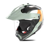 Casco Crossover Nolan N70-2 X SELVADO 348 Nero/Verde grigio/Bianco/Arancione Taglia:S