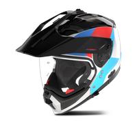 Casco Crossover Nolan N70-2 X TURBINE 350 Bianco / Nero / Blu / Rosso Taglia:XXL