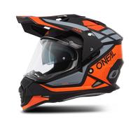 Oneal Sierra R Casco Motocross, nero-arancione, taglia S