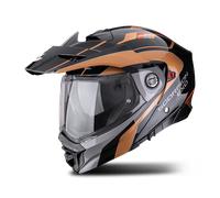 Scorpion ADX-2 Kamps Casco da enduro, nero/arancione, Taglia M (57/58)