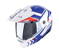 Scorpion ADX-2 Lewis Casco, bianco-rosso-blu, taglia XL per maschi