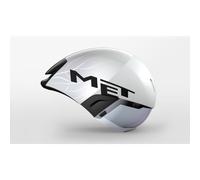 Casco aerodinamico Triathlon Cronometro Met CODATRONCA 2026 - Taglia: M, Colore: Bianco