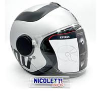 Casco Agv Eteres Rimini Matt Grey Black E2206