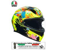 CASCO AGV INTEGRALE DOPPIA VISIERA K3 VALENTINO ROSSI WINTER TEST 2019 E22.06