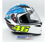 CASCO AGV K1 ROSSI WINTER TEST 2017 VARIE MISURE