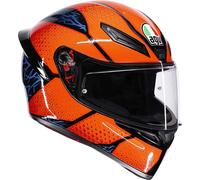 Casco AGV K1 S Speedarmor, nero/blu/arancione, XL (61/62)