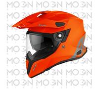 Casco Airoh Commander Arancio Fluo Opaco HPC 3 Configurazioni Pinlock ECE 22.05
