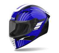 CASCO AIROH INTEGRALE CONNOR ACHIEVE BLUE GLOSS XS