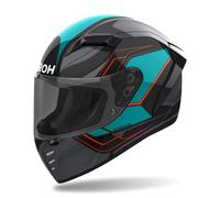 Airoh Connor Dunk, casco integrale S male Nero/Grigio Scuro/Turchia