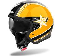 AIROH J1c31, Casco Unisex, Giallo Lucido, L