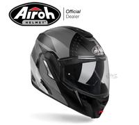 Casco Airoh Modulare Apribile Moto Rev 19 Leaden Antracite Opaco Taglia XXL 63 c