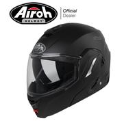 CASCO AIROH MODULARE BLACK MATT NERO REV 19 TAGLIA M 57-58CM STOP WIND