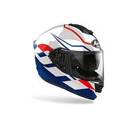 CASCO AIROH ST.501 FROST BLUE/RED GLOSS M