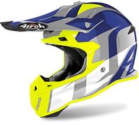 CASCO AIROH TERMINATOR OP.V SHOOT BLUE GLOSS S