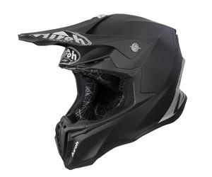 Casco Airoh Twist 2.0 Nero Opaco Policarbonato Off-Road, Cross, Enduro, Front...