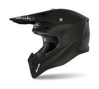 Casco Airoh Wraap Nero opaco Policarbonato Cross, Frontino, Enduro Off-Road M...