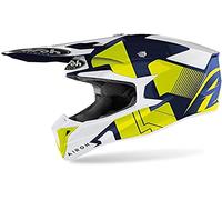CASCO AIROH WRAAP RAZE BLUE GLOSS L