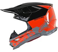 Casco Alpinestars S-M8 SM8 Supertech Radium Motocross MX - arancione