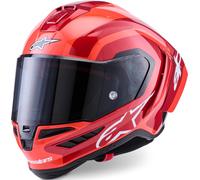 Casco Alpinestars Supertech R10 Arius, rosso/bianco/nero, S (55/56)