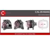 CASCO Alternatore Generatore 110A 12V per Renault Grand Scénic II 1.6 1.5 DCI
