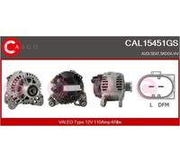 CASCO Alternatore Generatore 110A 12V per VW Golf VI 1.2 TSI CAL15451GS