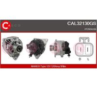 CASCO Alternatore Generatore 120A 12V per Kia pro Cee'D 2.0 Crdi 140 1.6 CVVT