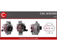 CASCO Alternatore Generatore 124A 12V per Ford Mondeo III Familiare 2.5 V6 24V