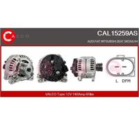 CASCO Alternatore Generatore 140A 12V per VW Passat Tutti Traccia 2.0 Tdi 1.9