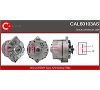CASCO Alternatore Generatore 63A 12V per Jeep Wrangler I 2.5 4.2 CAL60103AS