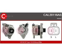 CASCO Alternatore Generatore 65A 12V per Nissan Micra II 1.0i 16V 1.4i