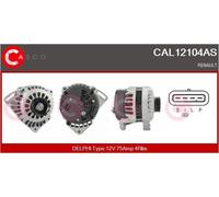 CASCO Alternatore Generatore 75A 12V per Renault Clio II 1.2 CAL12104AS