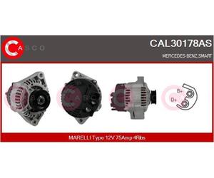 CASCO Alternatore Generatore 75A 12V per Smart City-Coupe 0.8 CDI 0.6