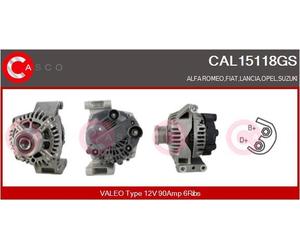 CASCO Alternatore Generatore 90A 12V per Opel Meriva 1.4 1.3 CDTI 1.2 16V 1.0