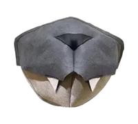 Casco Animale Parlando - Maschera Masquerade Mobile Masquerade | Accessorio Interattivo Viso Farfalla Notte Per Halloween | Per Costume Realistico | Spooky Creature Apparel Eq