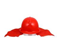 Casco Antincendio Rosso in Abs per Vigili del Fuoco
