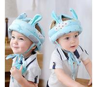 Casco antiurto di sicurezza per bambini cuscino anticollisione per la testa, morbido e traspirante adatto a neonati e bambini piccoli protezione antiurto per gattonare e giocare (nuvole blu)