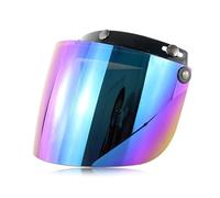 Casco aperto Bubble Lens Bubble Shield 3-Snap Design Up Down Caschi Accessori Regolabile Fast Helme PJ Casco Sport All'aperto Caschi Casco