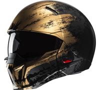 Casco aperto con maschera HJC i20 Furia MC9 nero-oro XS