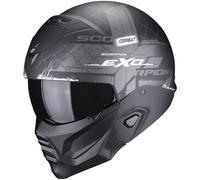 Casco aperto con maschera Scorpion EXO-COMBAT II Xenon nero e bianco opaco XL