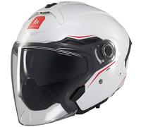 Casco aperto MT Cosmo SV bianco lucido XS
