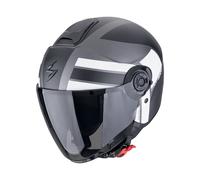 Scorpion EXO-City II Blur Casco Jet, nero-grigio-bianco, taglia XL per maschi