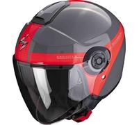 Casco aperto Scorpion EXO-CITY II Short grigio-rosso S
