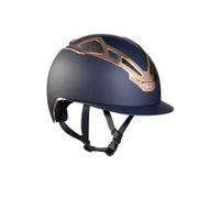 CASCO APEX CROMATO BLU OPACO E ORO ROSA SUOMY